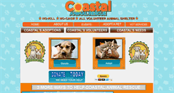 Desktop Screenshot of coastalanimalrescue.org